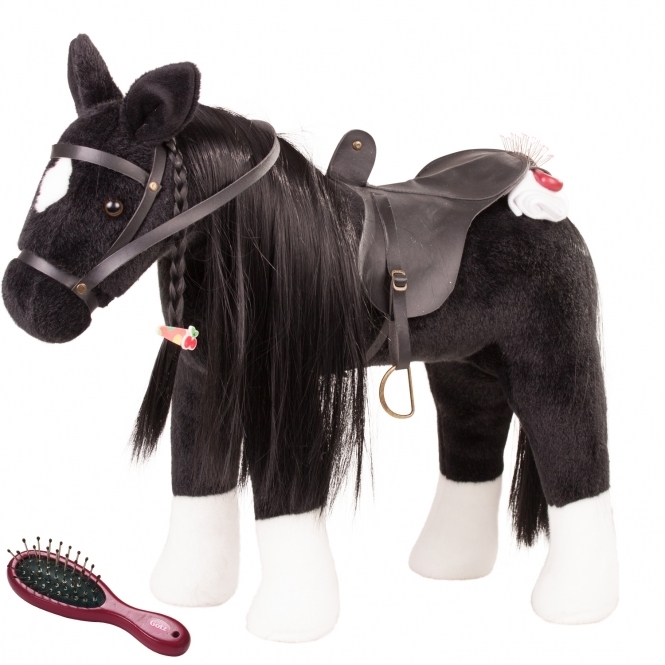kubus extreem verantwoordelijkheid Jouw pop kan op dit prachtige zwarte paard van Götz paardrijden